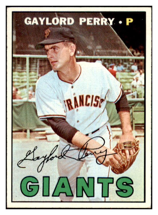 1967 Topps Baseball #320 Gaylord Perry Giants EX+/EX-MT 517496