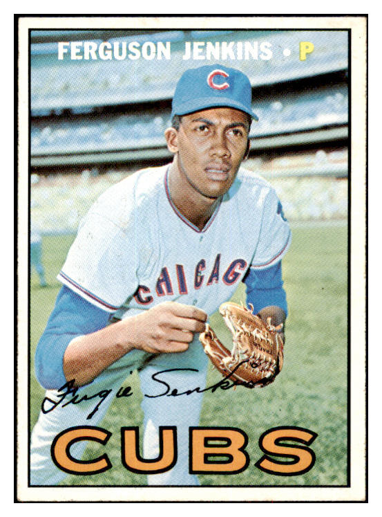 1967 Topps Baseball #333 Fergie Jenkins Cubs EX-MT 517497