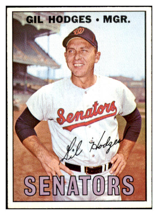 1967 Topps Baseball #228 Gil Hodges Senators EX-MT 517499