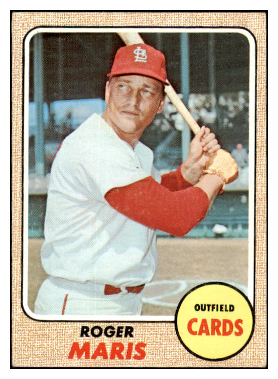 1968 Topps Baseball #330 Roger Maris Cardinals EX 517506