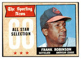 1968 Topps Baseball #373 Frank Robinson A.S. Orioles NR-MT 517511