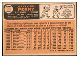 1966 Topps Baseball #598 Gaylord Perry Giants EX-MT 517513