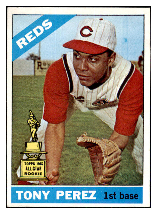 1966 Topps Baseball #072 Tony Perez Reds EX-MT 517514