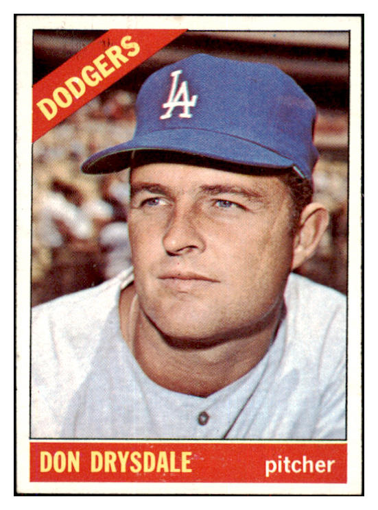 1966 Topps Baseball #430 Don Drysdale Dodgers EX-MT 517516