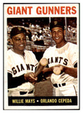 1964 Topps Baseball #306 Willie Mays Orlando Cepeda EX+/EX-MT 517527