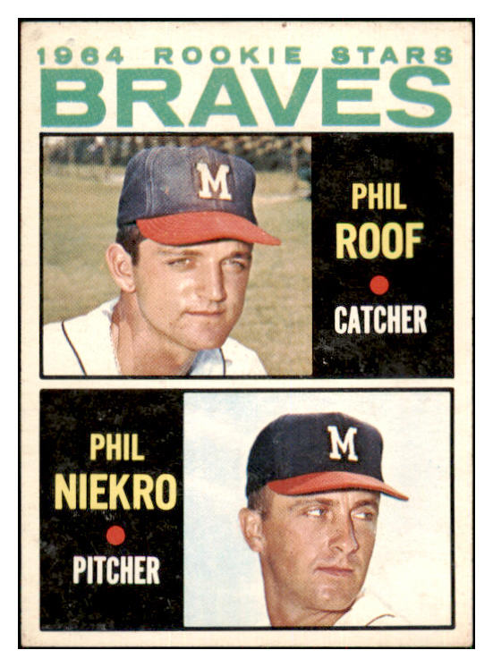 1964 Topps Baseball #541 Phil Niekro Braves EX 517529