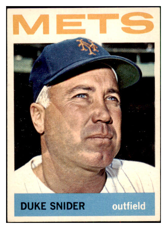 1964 Topps Baseball #155 Duke Snider Mets EX-MT 517533