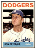 1964 Topps Baseball #120 Don Drysdale Dodgers EX-MT 517537