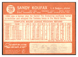 1964 Topps Baseball #200 Sandy Koufax Dodgers EX-MT 517540