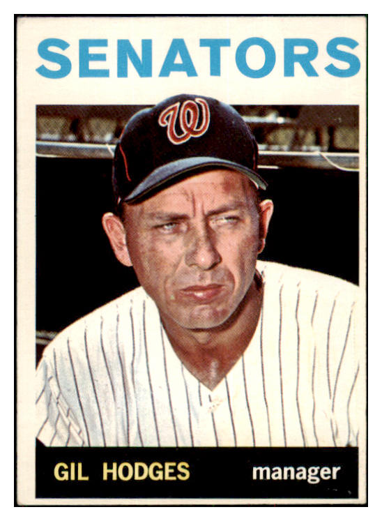 1964 Topps Baseball #547 Gil Hodges Senators EX-MT 517544