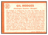 1964 Topps Baseball #547 Gil Hodges Senators EX-MT 517544