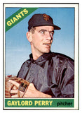 1966 Topps Baseball #598 Gaylord Perry Giants EX 517552