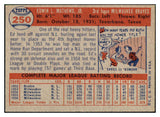 1957 Topps Baseball #250 Eddie Mathews Braves EX-MT 517558