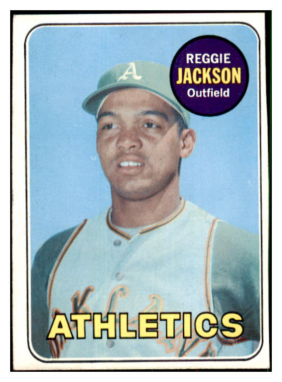 1969 Topps Baseball #260 Reggie Jackson A's VG-EX 517564