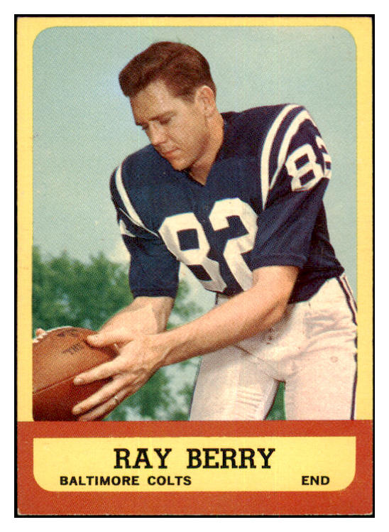 1963 Topps Football #004 Raymond Berry Colts EX-MT 517566