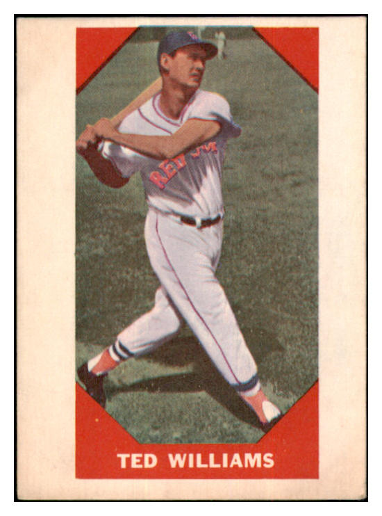 1960 Fleer Baseball #072 Ted Williams Red Sox EX 517567