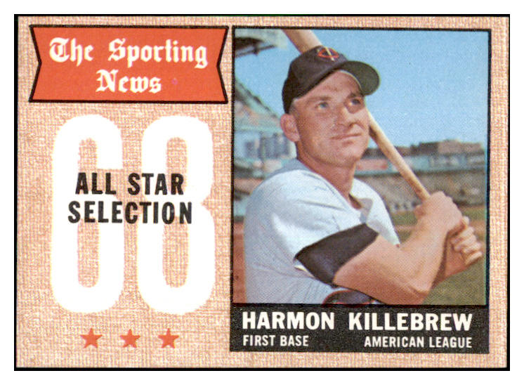 1968 Topps Baseball #361 Harmon Killebrew A.S. Twins NR-MT 517569