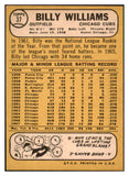 1968 Topps Baseball #037 Billy Williams Cubs NR-MT 517574