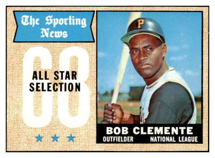 1968 Topps Baseball #374 Roberto Clemente A.S. Pirates NR-MT 517575