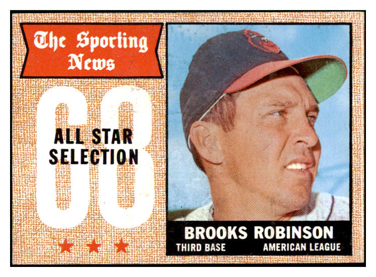 1968 Topps Baseball #365 Brooks Robinson A.S. Orioles NR-MT 517577