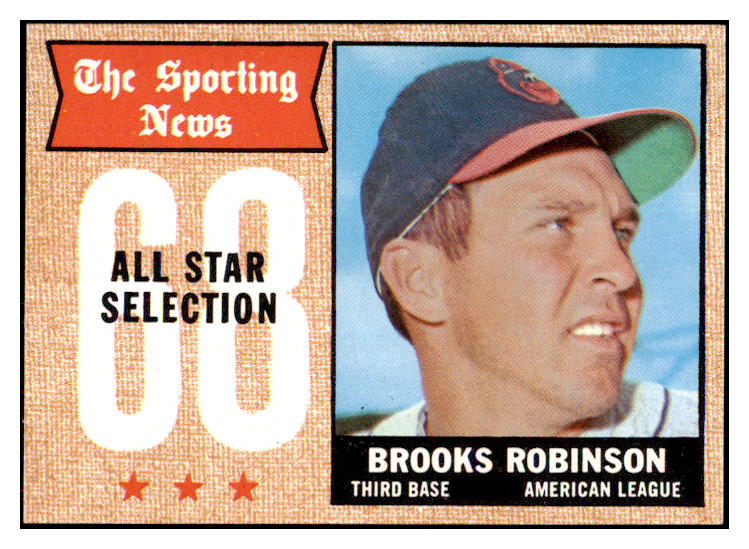 1968 Topps Baseball #365 Brooks Robinson A.S. Orioles NR-MT 517578