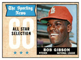 1968 Topps Baseball #378 Bob Gibson A.S. Cardinals NR-MT 517580