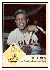 1963 Fleer Baseball #005 Willie Mays Giants EX 517585