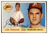 1955 Topps Baseball #202 Jim Owens Phillies EX 517635