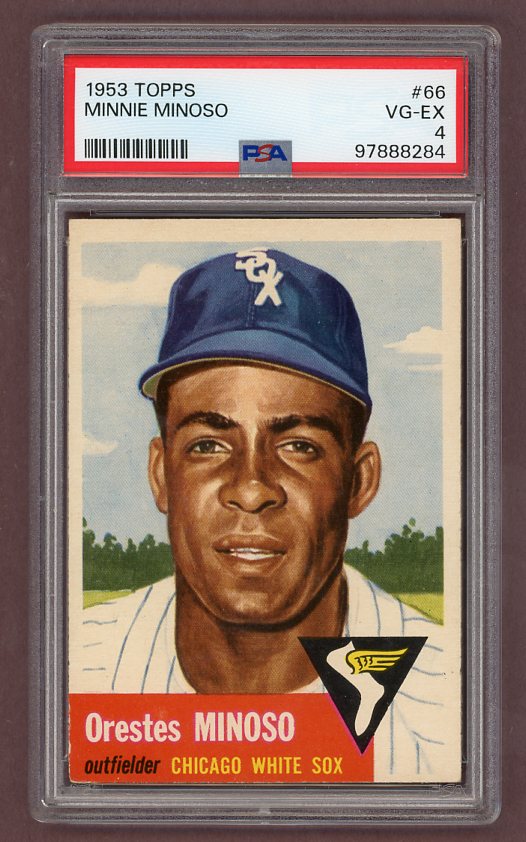 1953 Topps Baseball #066 Minnie Minoso White Sox PSA 4 VG-EX 517669