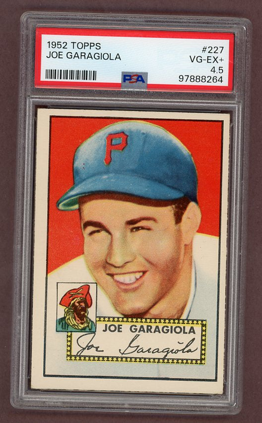 1952 Topps Baseball #227 Joe Garagiola Pirates PSA 4 VG-EX 517718