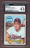 1969 Topps Baseball #375 Harmon Killebrew Twins CGC 4.5 VG-EX+ 517733