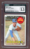 1969 Topps Baseball #216 Don Sutton Dodgers CGC 5.5 EX+ 517741