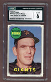 1969 Topps Baseball #485 Gaylord Perry Giants CGC 6 EX-MT 517761