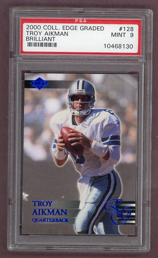 2000 Collectors Edge #128 Troy Aikman Cowboys PSA 9 MINT 517801