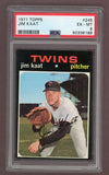 1971 Topps Baseball #245 Jim Kaat Twins PSA 6 EX-MT 517828