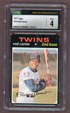 1971 Topps Baseball #210 Rod Carew Twins CSG 4 VG-EX 517831