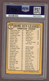 1968 Topps Baseball #006 A.L. Home Run Leaders Yastrzemski PSA 5.5 EX+ 517855