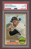 1968 Topps Baseball #020 Brooks Robinson Orioles PSA 4 VG-EX 517856