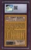 1968 Topps Baseball #165 Tony Oliva Twins CSG 5.5 EX+ 517865