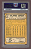 1968 Topps Baseball #200 Orlando Cepeda Cardinals PSA 5 EX 517866