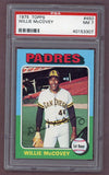 1975 Topps Baseball #450 Willie McCovey Padres PSA 7 NM 517892