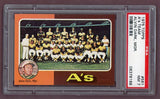 1975 Topps Baseball #561 Oakland A's Team PSA 7 NM 517912