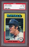 1975 Topps Baseball #120 Steve Busby Royals PSA 6 EX-MT 517934