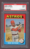 1975 Topps Baseball #227 Bob Watson Astros PSA 7 NM 517948