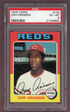 1975 Topps Baseball #133 Dan Driessen Reds PSA 6 EX-MT 517963