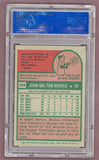 1975 Topps Baseball #164 Mickey Rivers Angels PSA 8 NM/MT 517965