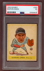 1938 Goudey #263 Marvin Owen White Sox PSA 1 PR 517974