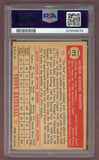 1952 Topps Baseball #175 Billy Martin Yankees PSA 3 VG 517989