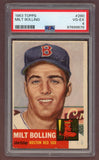 1953 Topps Baseball #280 Milt Bolling Red Sox PSA 4 VG-EX 518009