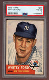 1953 Topps Baseball #207 Whitey Ford Yankees PSA 4 VG-EX 518010